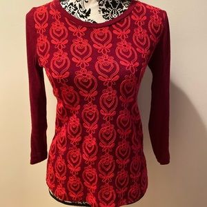 J. Crew 3/4 sleeve top